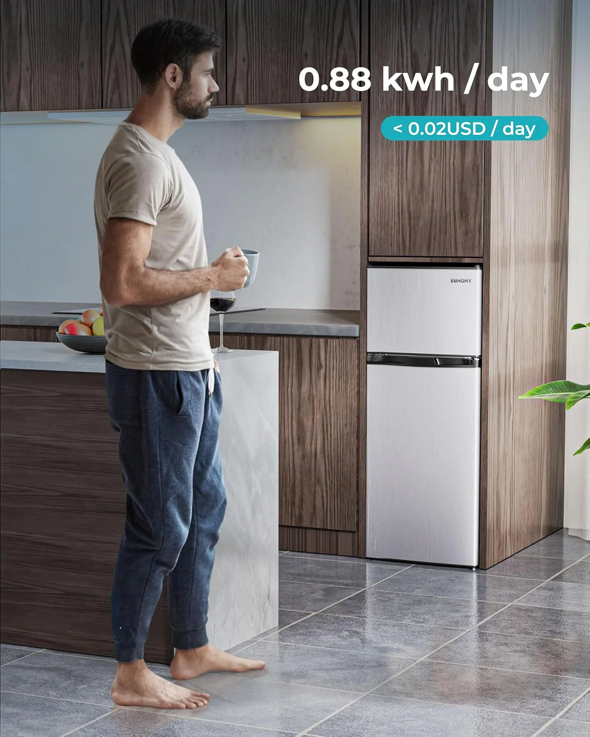 2026 3.2 Cu.Ft Mini Fridge with Freezer – 2-Door Compact Refrigerator for Bedroom, Dorm, Office or Apartment, Silver3.2 Cu.Ft Mini Fridge with Freezer – 2-Door Compact Refrigerator for Bedroom, Dorm, Office or Apartment, Silver