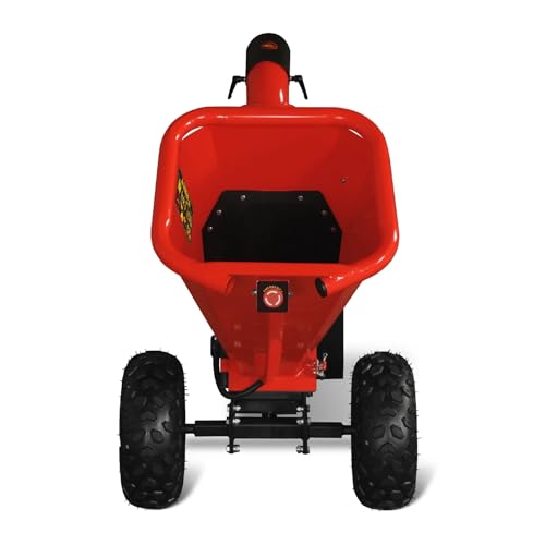 2026 4'' Inch 212CC 7HP Gas Powered Wood Chipper Leaf Branch Shredder Mulcher with Towbar, Emergency Stop Button, Model GS650