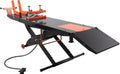 2026 MT1500X 1500LB Air-Operated Motorcycle & ATV Lift Table 48" Wide with Side Extensions, 2-Year Warranty