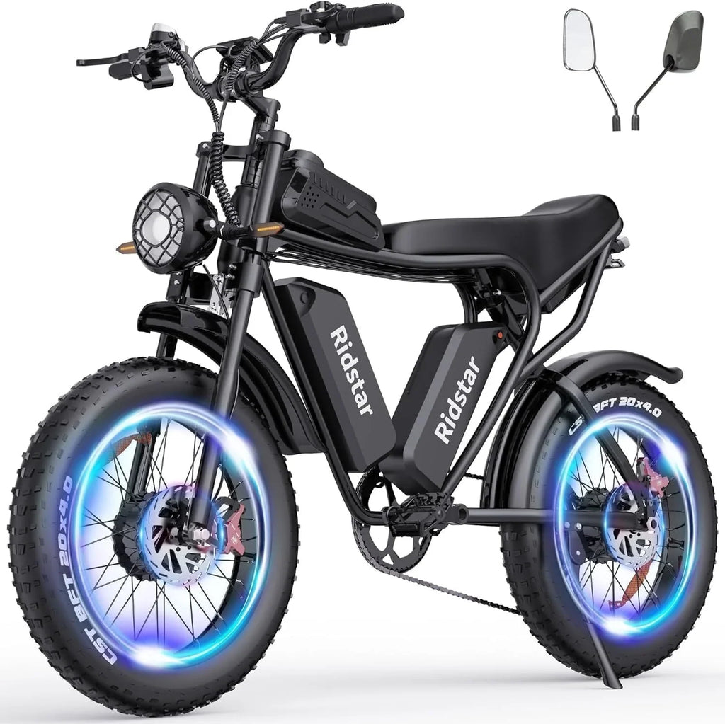2026 NewElectric bike Q20, 2000W, 52V, 30-180 miles, all-terrain fat bike for adults