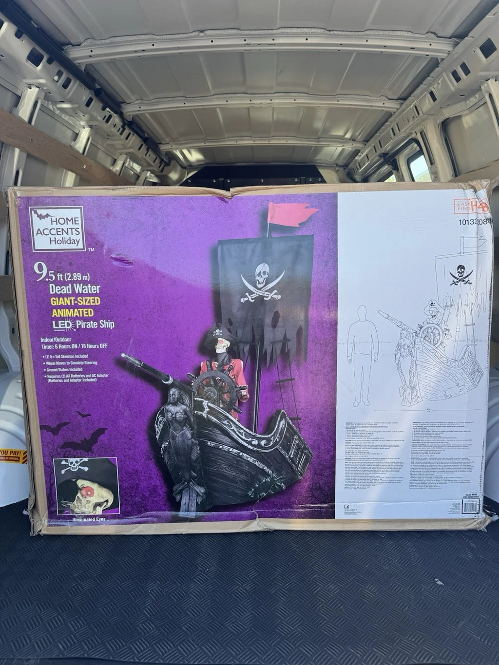 2026 9.5 FT Dead Water Giant-Sized Animated LED Pirate Ship