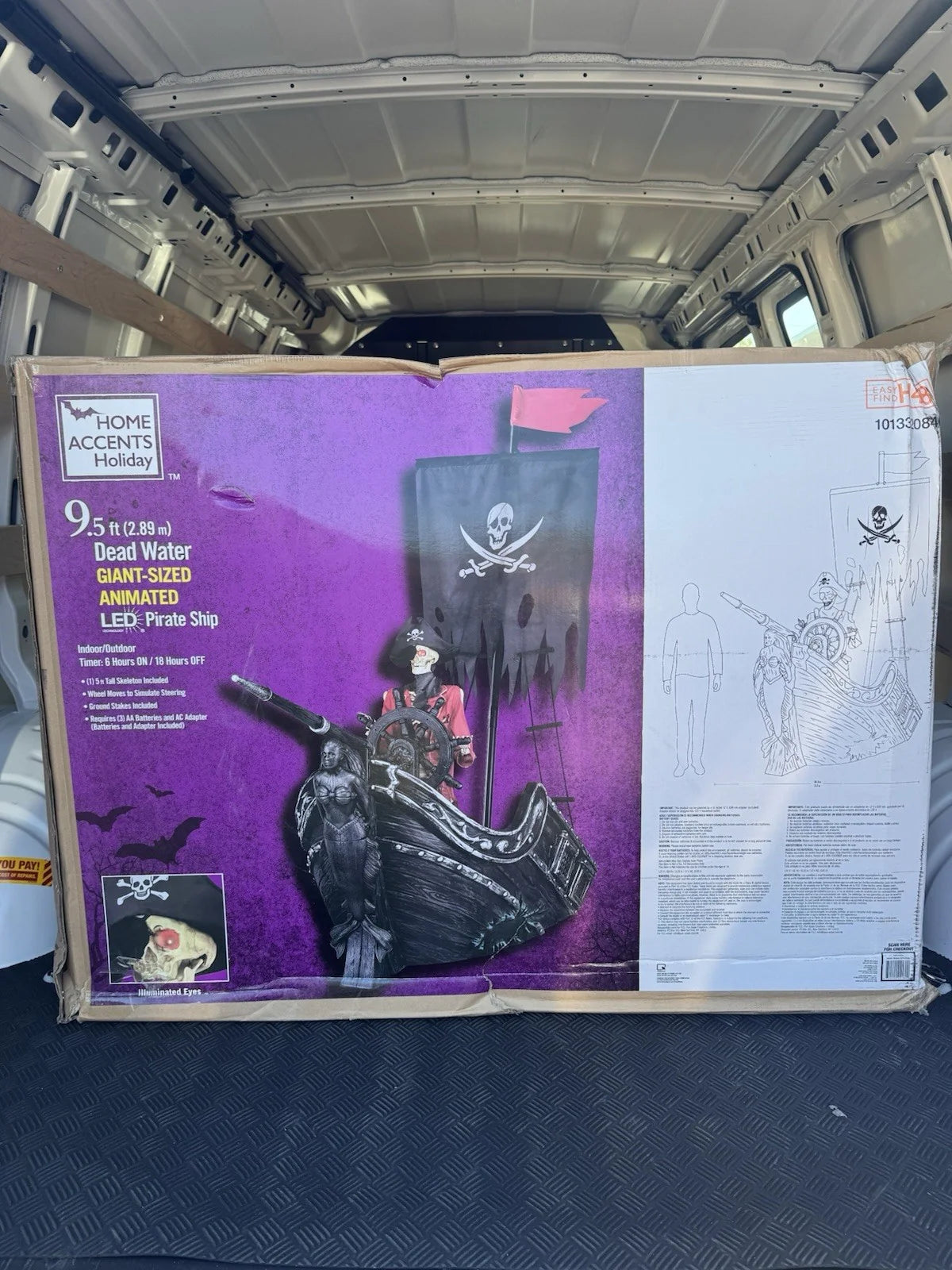 2026 9.5 FT Dead Water Giant-Sized Animated LED Pirate Ship