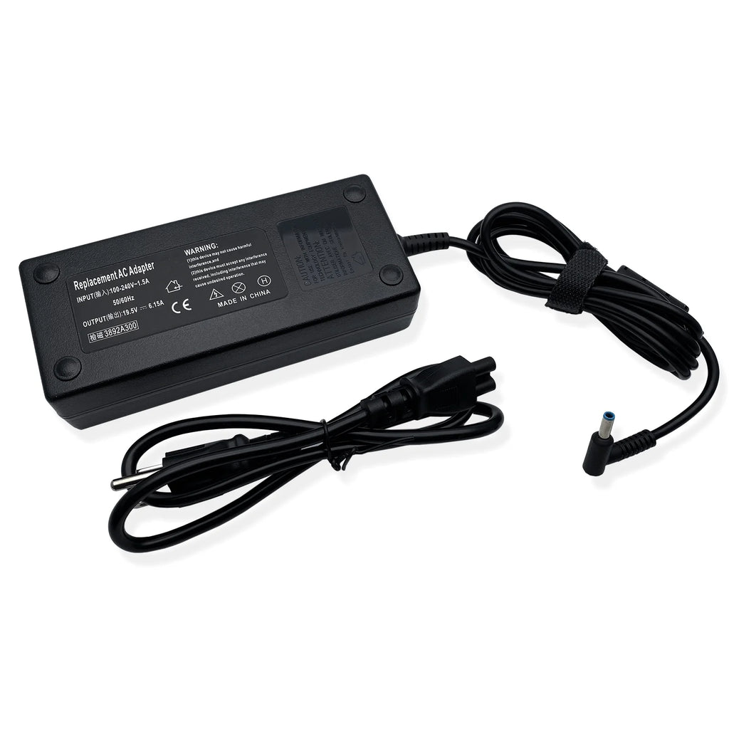2026 120W AC Adapter Charger for Universal USB-C G2 G5 Dock Station 5TW10UT 5TW10AA HSN-IX02 Laptop Blue Tip L41856-001 TPN-LA18 L41423-002 Power Supply 19.5V 6.15A