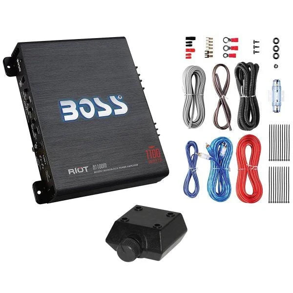 2026 New12-inch car subwoofer with 1200W and 1100W amplifier including kit and capacitor