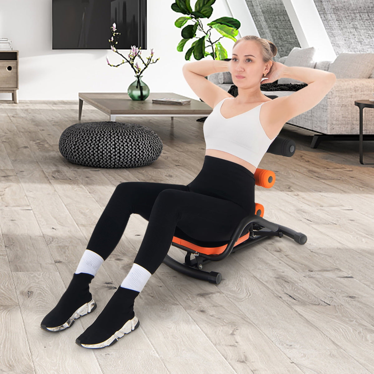 2026 Core Ab Trainer Bench Abdominal Stomach Exerciser Workout Gym Fitness Machine