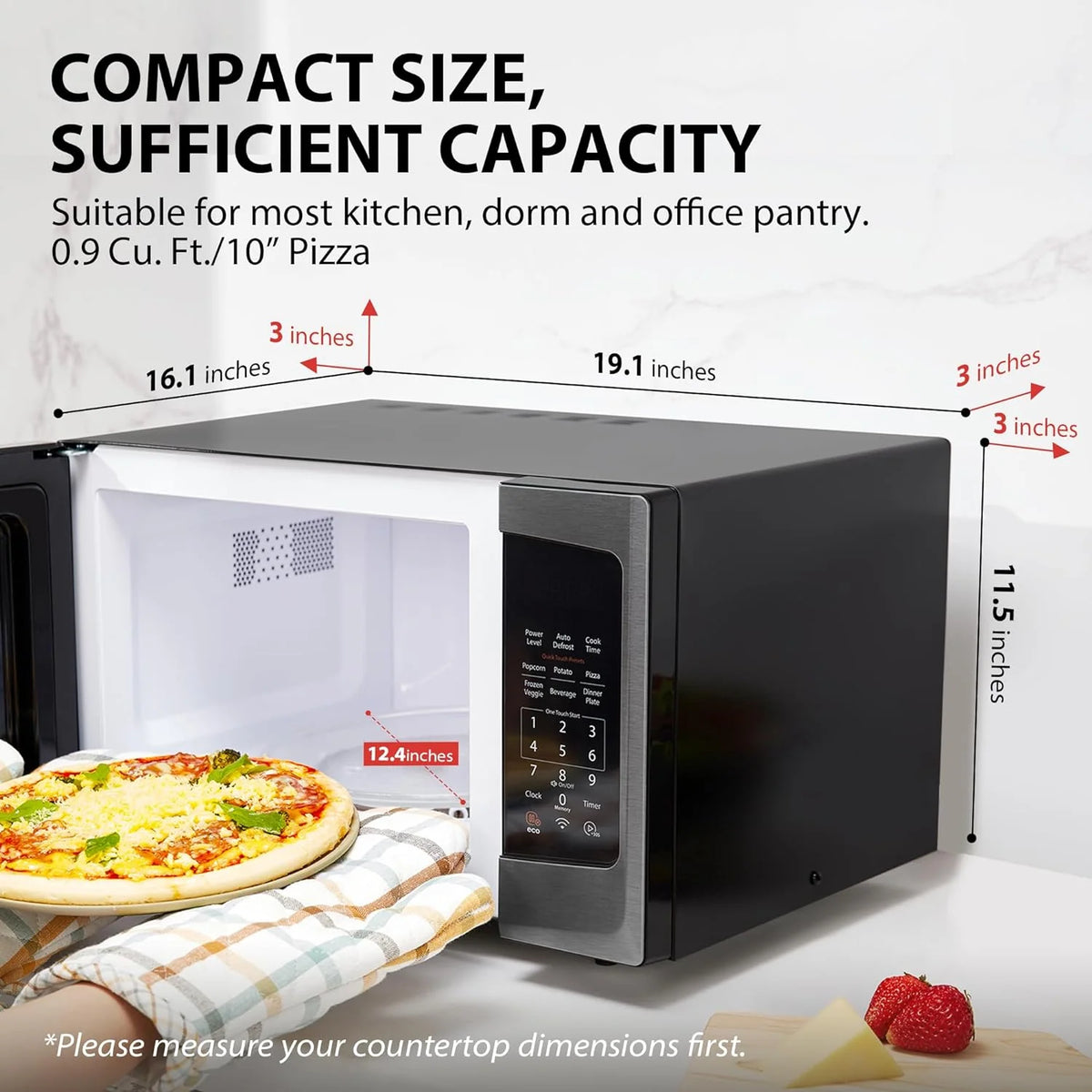 2026 4-in-1 ML-EC42P(SS) Countertop Microwave Oven, Smart Sensor, Convection, Air Fryer Combo, Mute Function, Position Memory 13.6" Turntable, 1.5 Cu Ft, 1000W, Silver