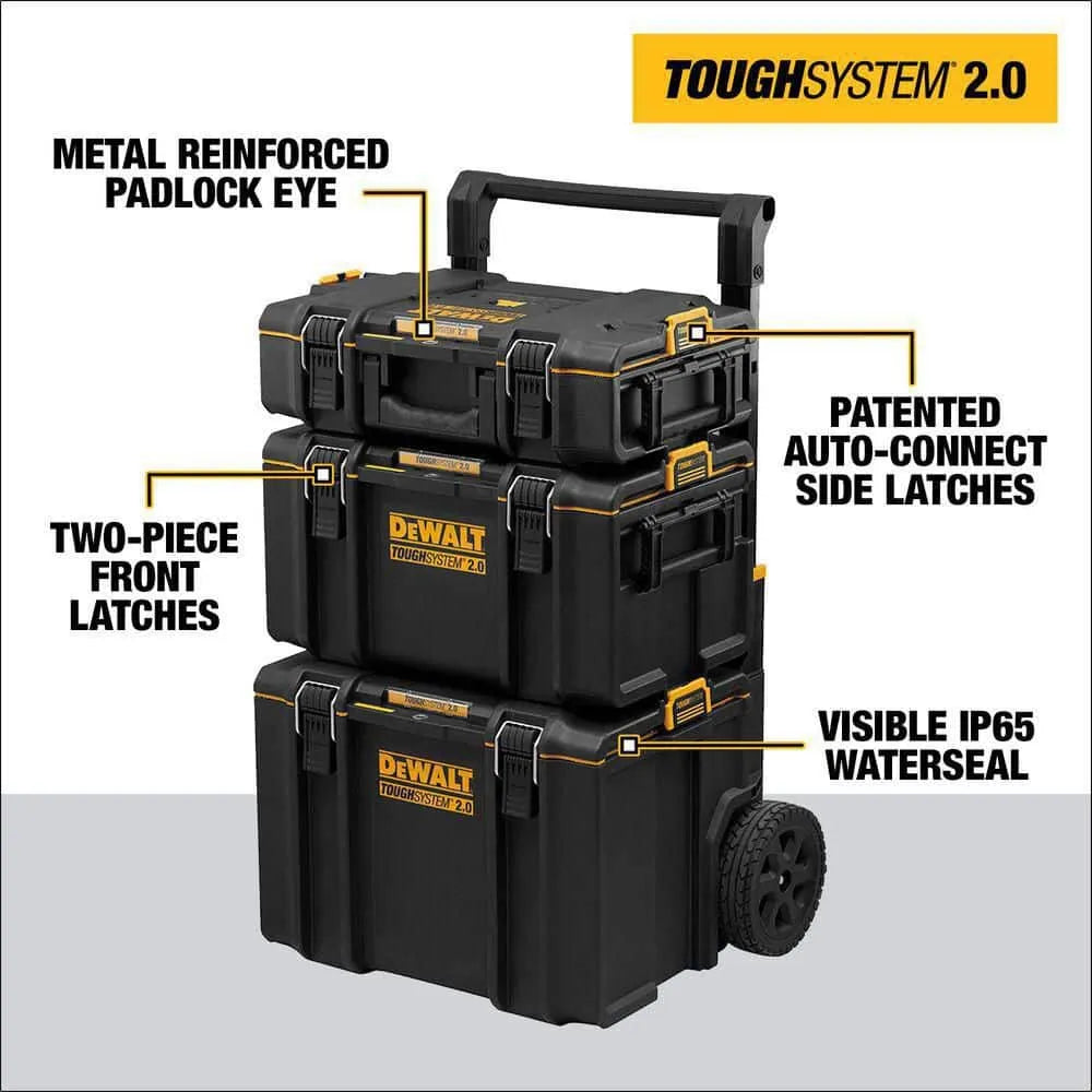 2026 TOUGHSYSTEM 2.0 24 in. Tower Tool Box System (3 Piece Set) DWST60437