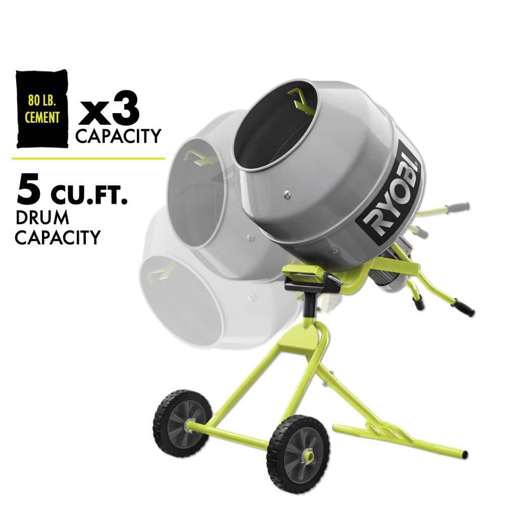2026 5.0 cu. ft. Portable Concrete Mixer RMX001
