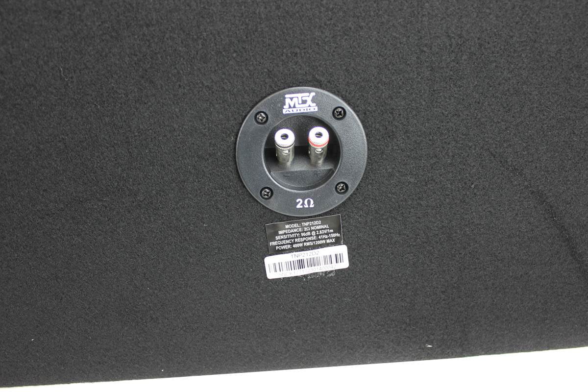 2026 12" Dual Loaded Car Subwoofer w/Sub Box, Amplifier, & Wiring Kit