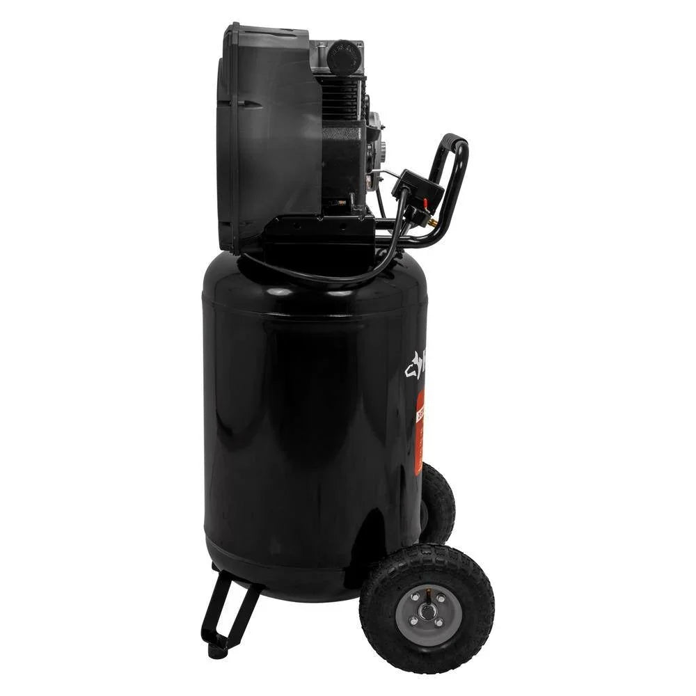 2026 NewHusky 30-gallon compressor, 175 PSI, oil-lubricated belt drive, portable vertical electric air compressor C304H