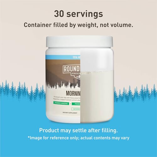 2026 ROUNDHOUSE PROVISION Morning Kick, Zero Sugar Greens Superfood Powder Supplement with Ashwagandha, Collagen, Probiotics, Debloat Drink, 30 Servings (Strawberry Lemonade) by Chuck Norris
