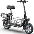 2026 NewElectric scooter for adults with large center basket