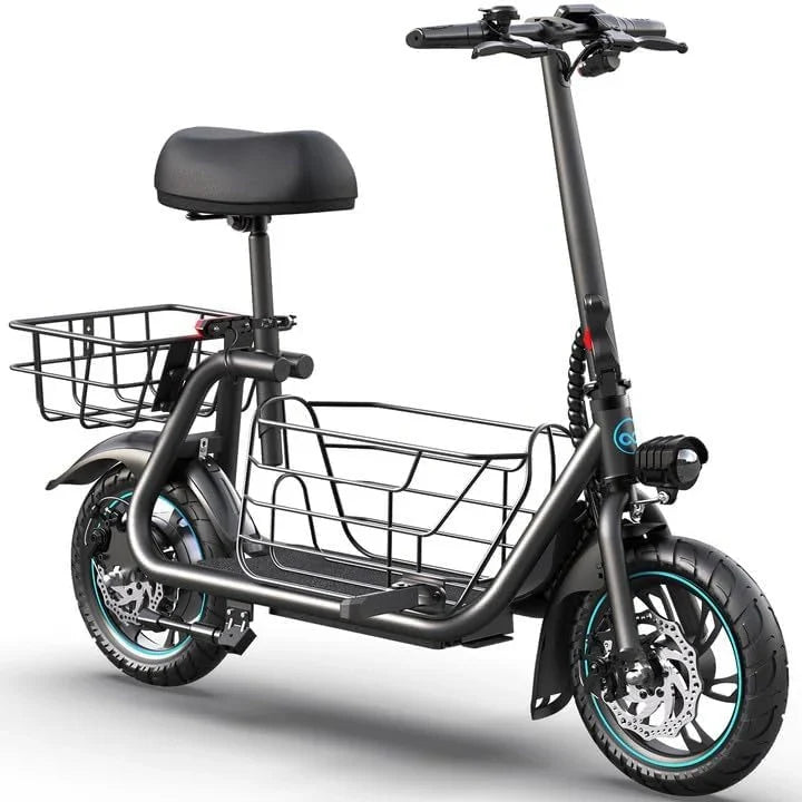 2026 NewElectric scooter for adults with large center basket