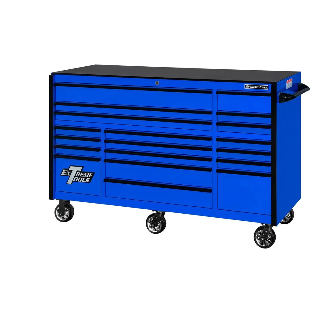 2026 NewExtreme Tools RX250 Series 72-inch x 30-inch Rolling Cart – 19 Drawers – 250 lb Drawer Slides