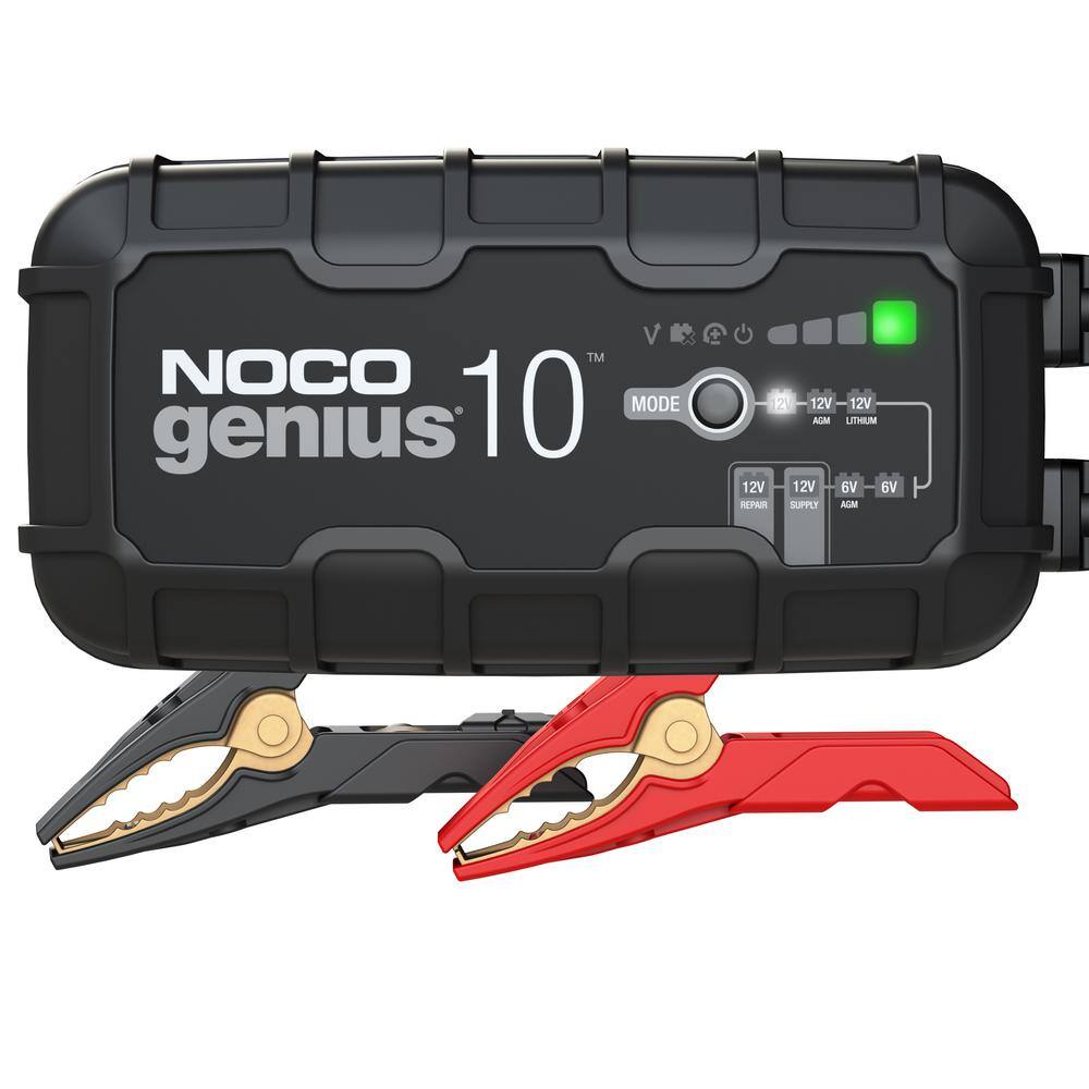 2026 NOCO GENIUS GENIUS10 10-Amp Fully-Automatic Smart Charger 6V 12V Battery Charger Battery Maintainer Genius10