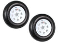 2026 2-Pack Trailer Tire On Rim ST205/75D15 205/75 D 15 in. LRC 5 Hole White Spoke