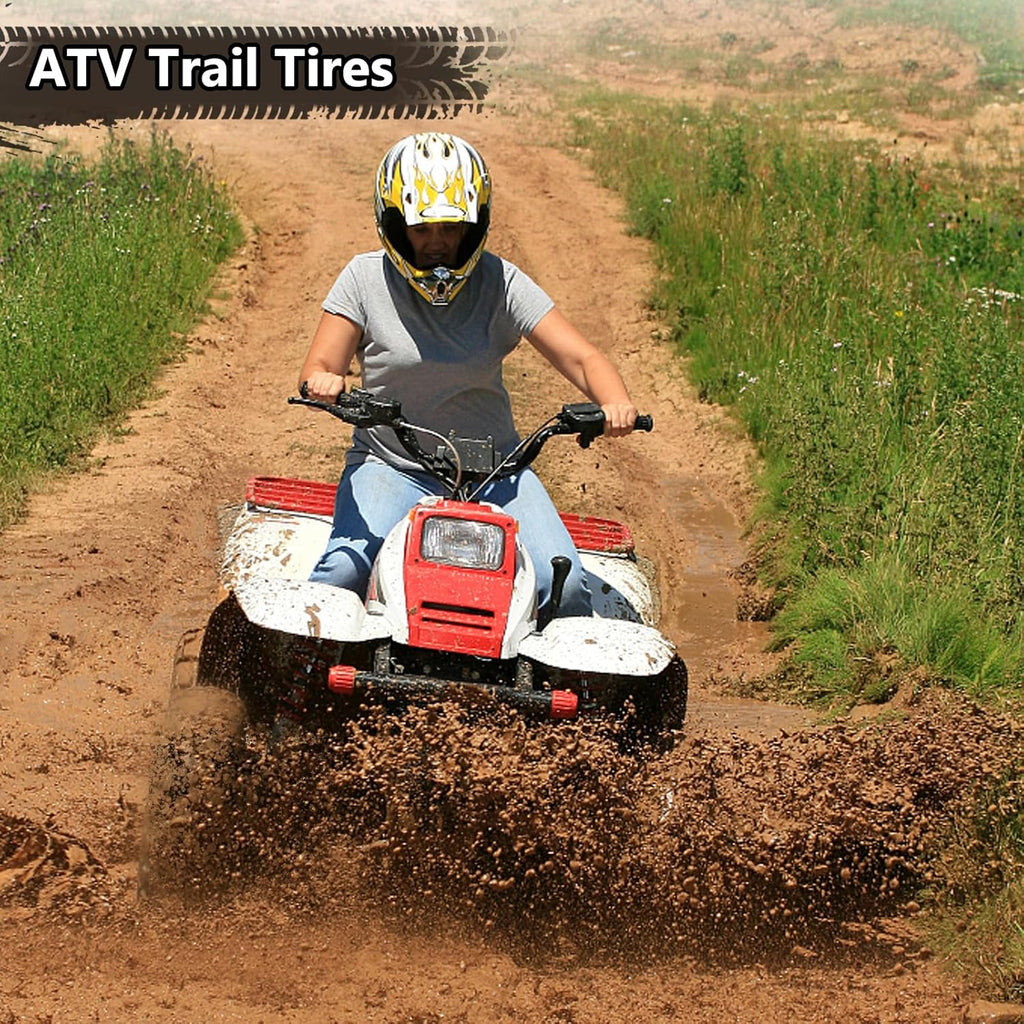 2026 26x12x12 Atv Tires, Set of 2 Atv Tires 26x12-12 6PR, All Terrain Atv/Utv Off-Road Tires, Black