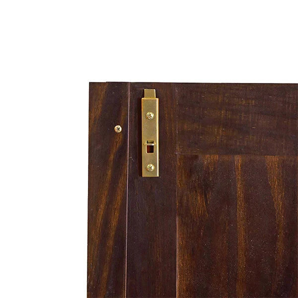 2026 100% Solid Wood Grand Wardrobe Armoire - Mocha