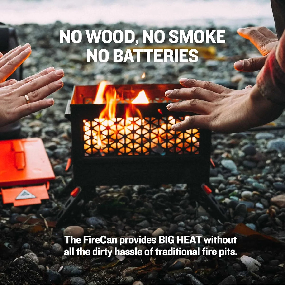 2026 FireCan Portable Propane Fire Pit with Hose and Adjustable Regulator