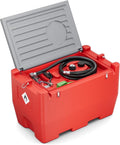 2026 NewFuel Transfer Tank, 50 Gallon for Gasoline & Diesel, Gas Tank with 10.6 GPM Fast Flow Rate 12V DC Transfer Pump,13.1 ft Power Cord Portable Gas Tank, Red