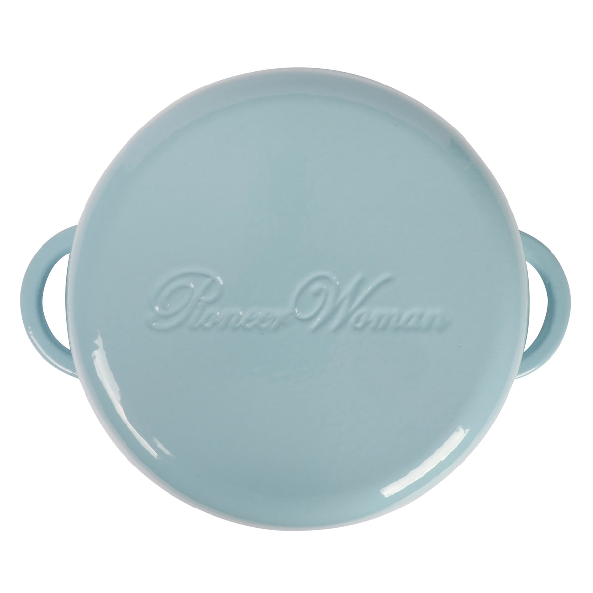2026 The Pioneer Woman Timeless Beauty Blue Haze Enamel Cast Iron 6-Quart Dutch Oven