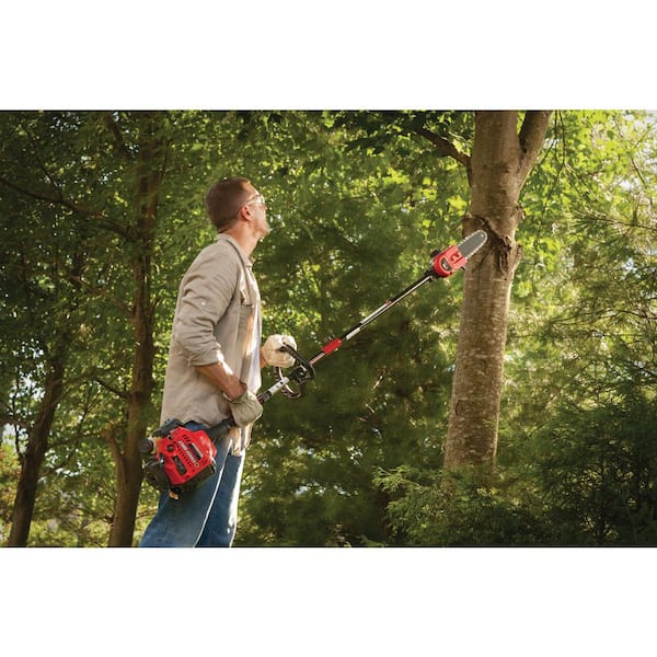 2026 8 in. 25cc Gas 2-Cycle Pole Saw with Automatic Chain Oiler and Attachment Capabilities