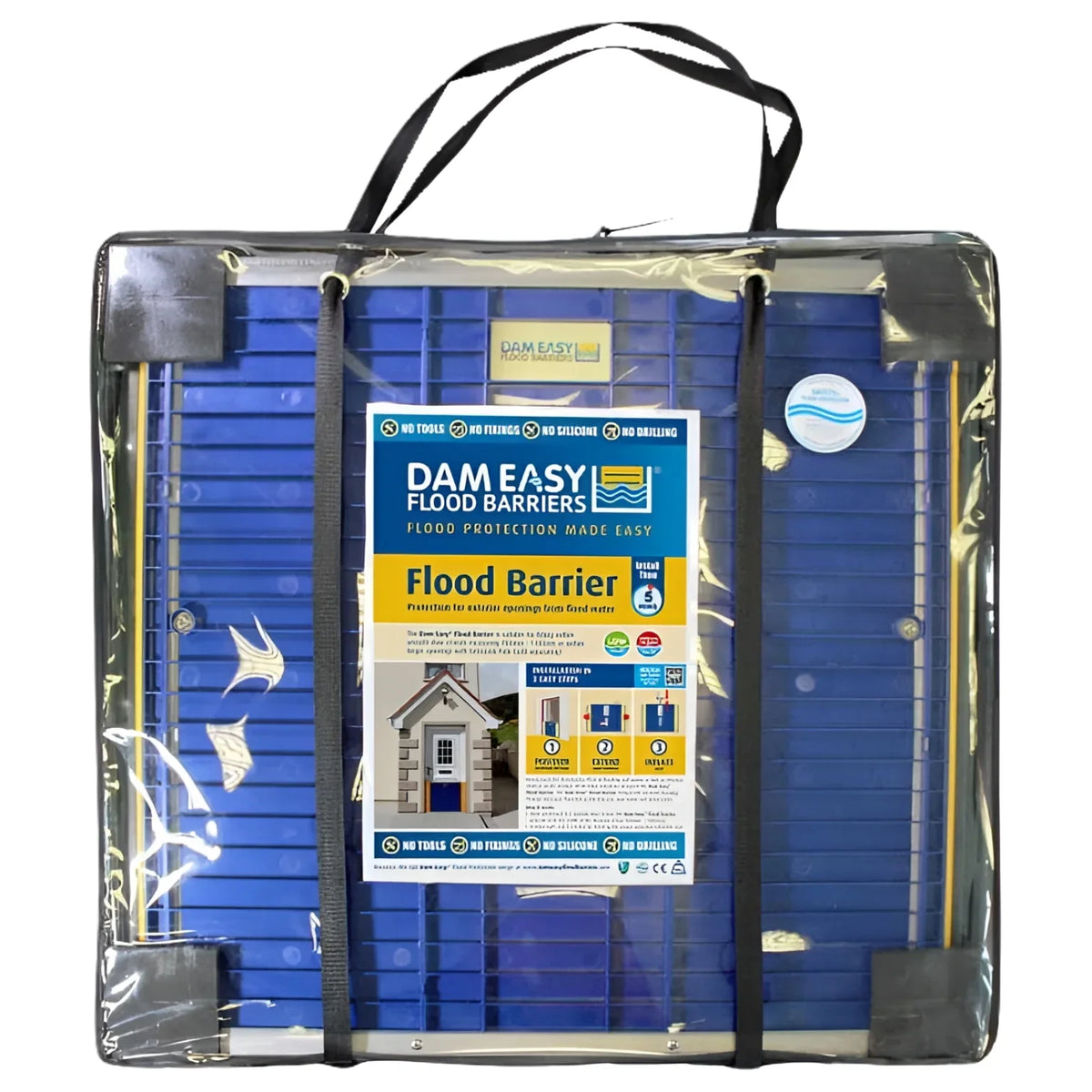 2026 NewDam Easy Flood Barrier 30 in. H X 30 in. W X 2.75 in. L Flood Barrier 1 pk