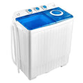 2026 26 LBS 2-in-1 Portable Washing Machine with Drain Pump, Twin Tub Top Load Washer Dryer Combo for RV Dorm