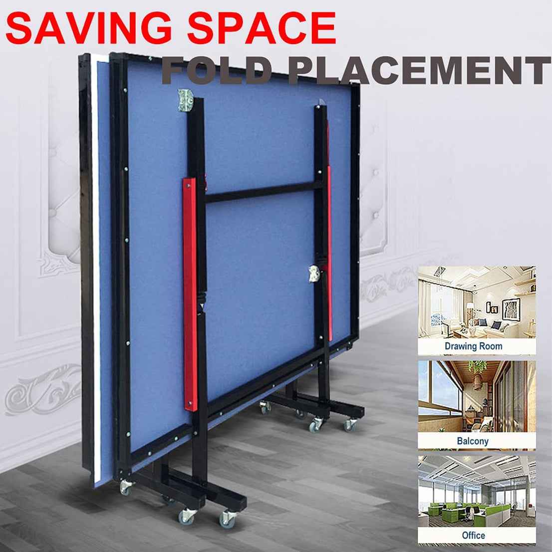 2026 9FT Professional Foldable Portable Modern Ping Pong Tennis Table