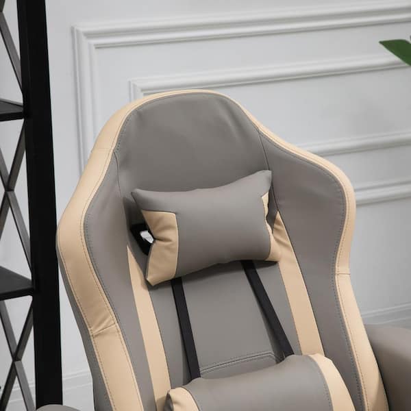 2026 Grey PU Leather Recliner ArmChair