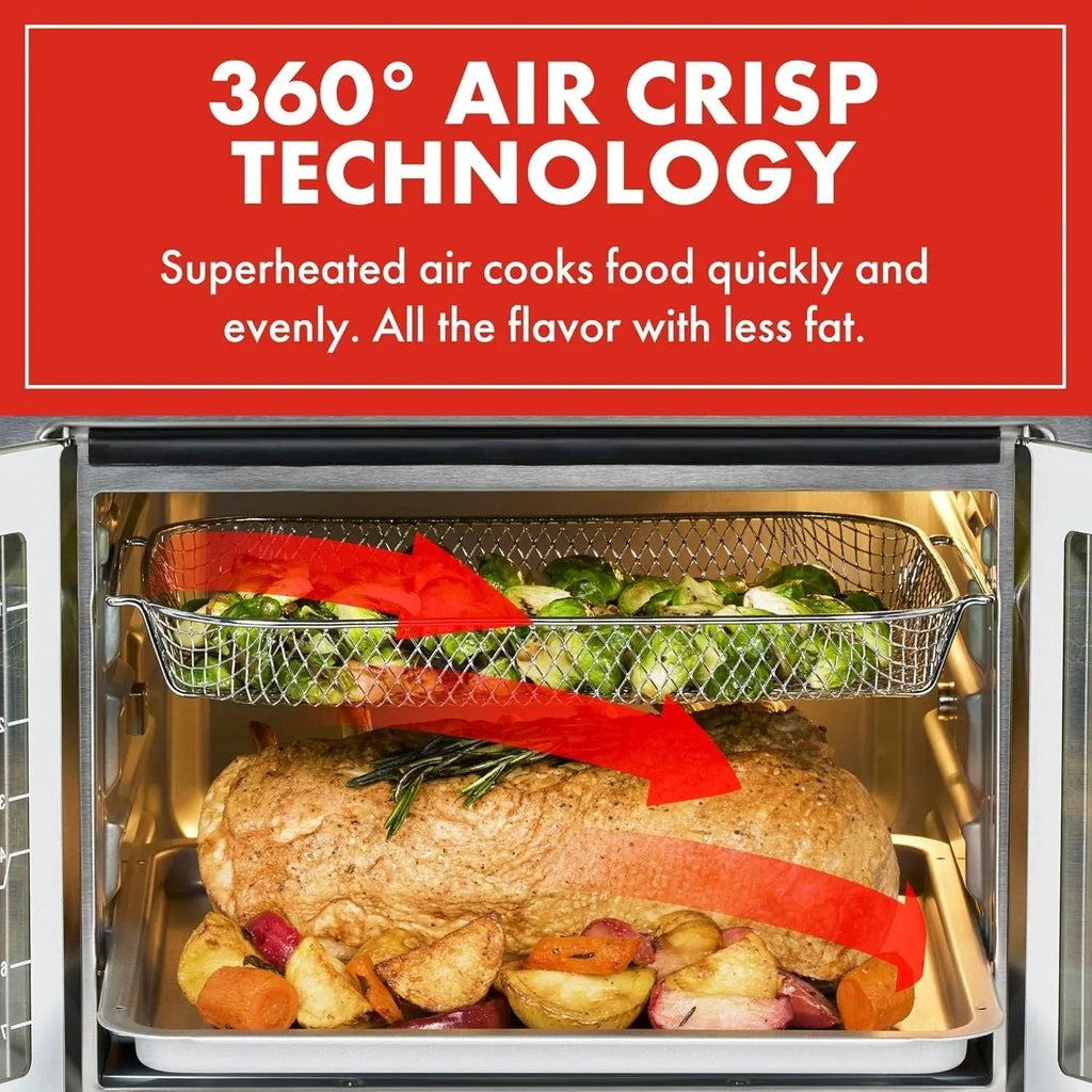 2026 NewEmeril Lagasse Extra Large French Door Air Fryer Toaster Oven Combo, 24 Cooking Functions