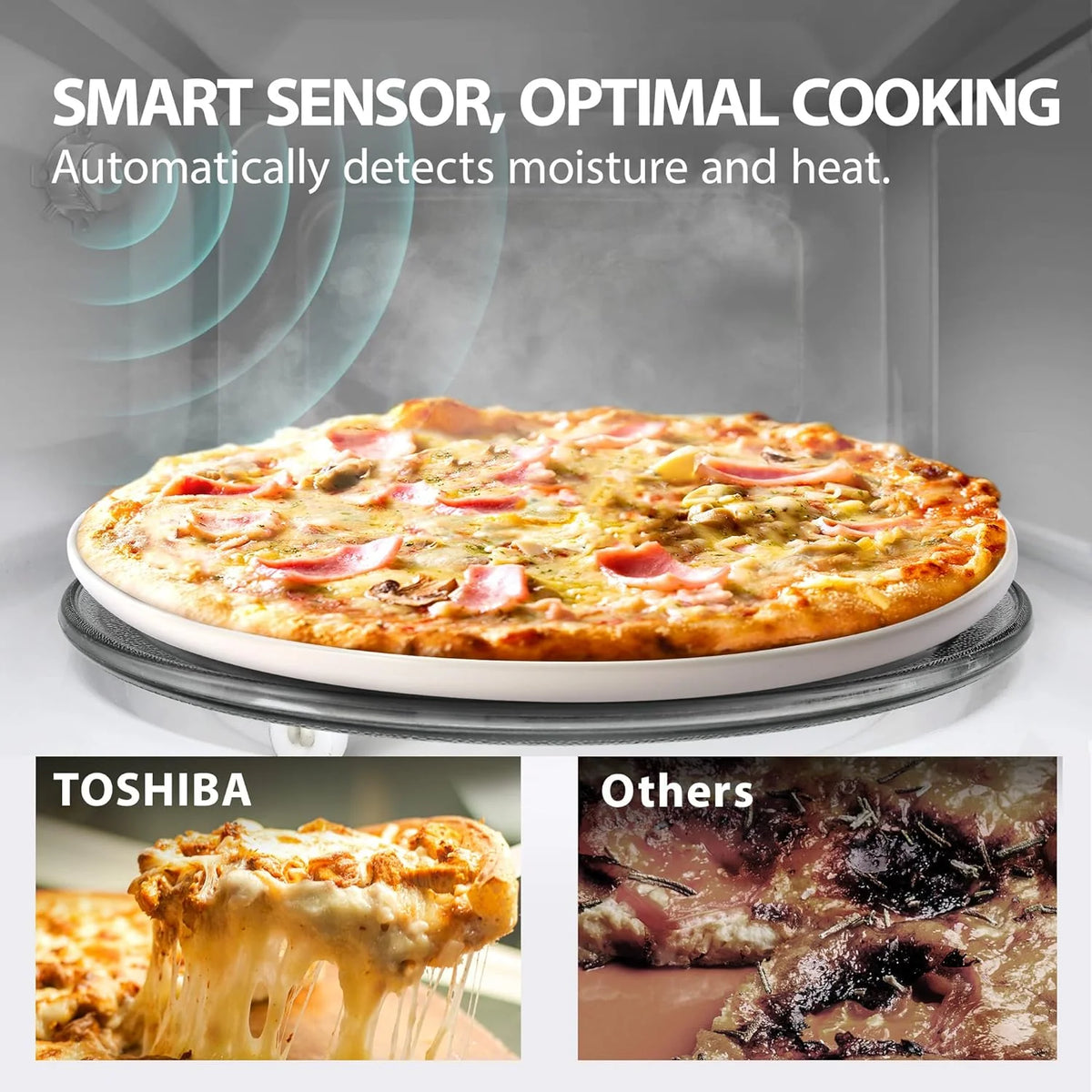 2026 4-in-1 ML-EC42P(SS) Countertop Microwave Oven, Smart Sensor, Convection, Air Fryer Combo, Mute Function, Position Memory 13.6" Turntable, 1.5 Cu Ft, 1000W, Silver