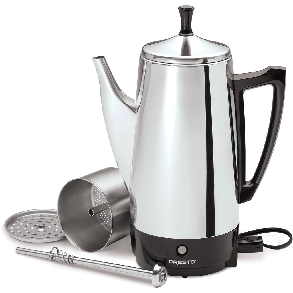 2026 Presto 12 Cup Stainless Steel Coffee Percolator