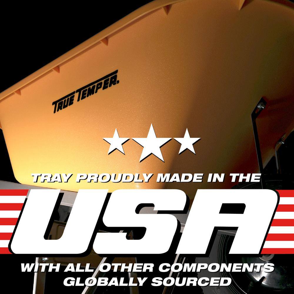 2026 True Temper R6STFFEC 6 cu. ft. Barrow in a Box Steel Wheelbarrow with Never Flat Tire and Steel Handles