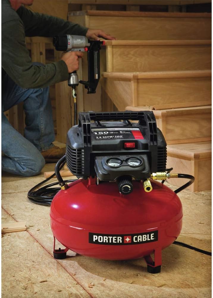 2026 Air Compressor, 6-Gallon, Pancake, Oil-Free (C2002-ECOM)