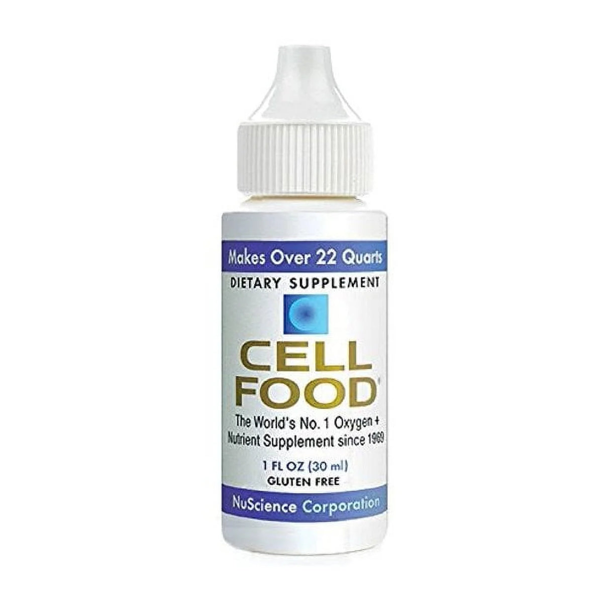 2026 Cellfood Liquid Concentrate, 1 oz. Bottle (Pack of 2) - Original Oxygenating Formula Containing Seaweed Sourced Minerals, Enzymes, Amino Acids, Electrolytes, Superior Absorption- Gluten Free, GMO Free