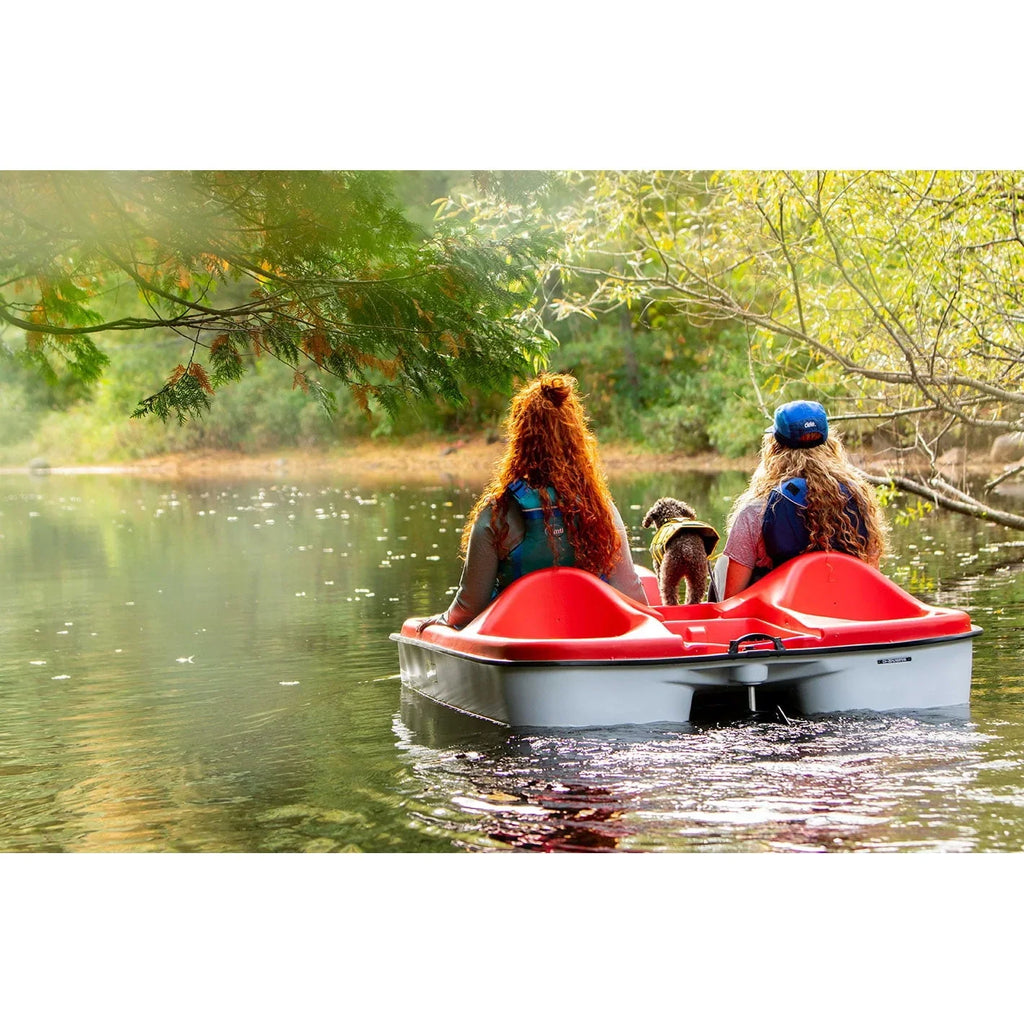 2026 NewPelican Sport - PEDAL BOAT MONACO - Adjustable 5 Seat Pedal Boat, Red/White
