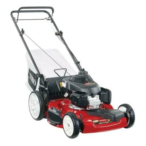 2026 NewSelf-propelled petrol lawnmower, 22 inch, 170 cm³ OHV engine, high-wheel drive, rear-wheel drive, 3-in-1 function with height adjustment, including oil