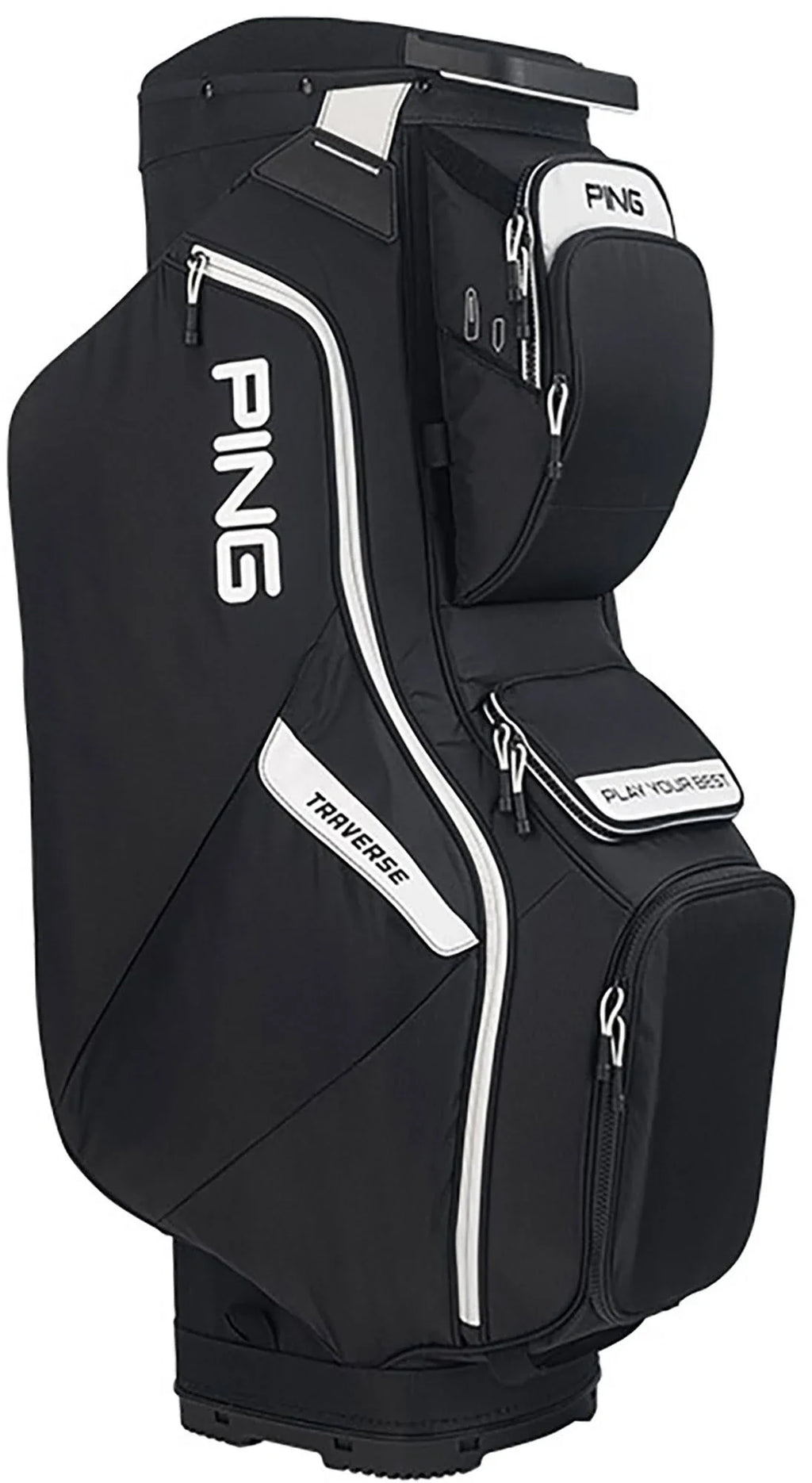 2026 Ping Traverse Cart Bag - Navy White Red