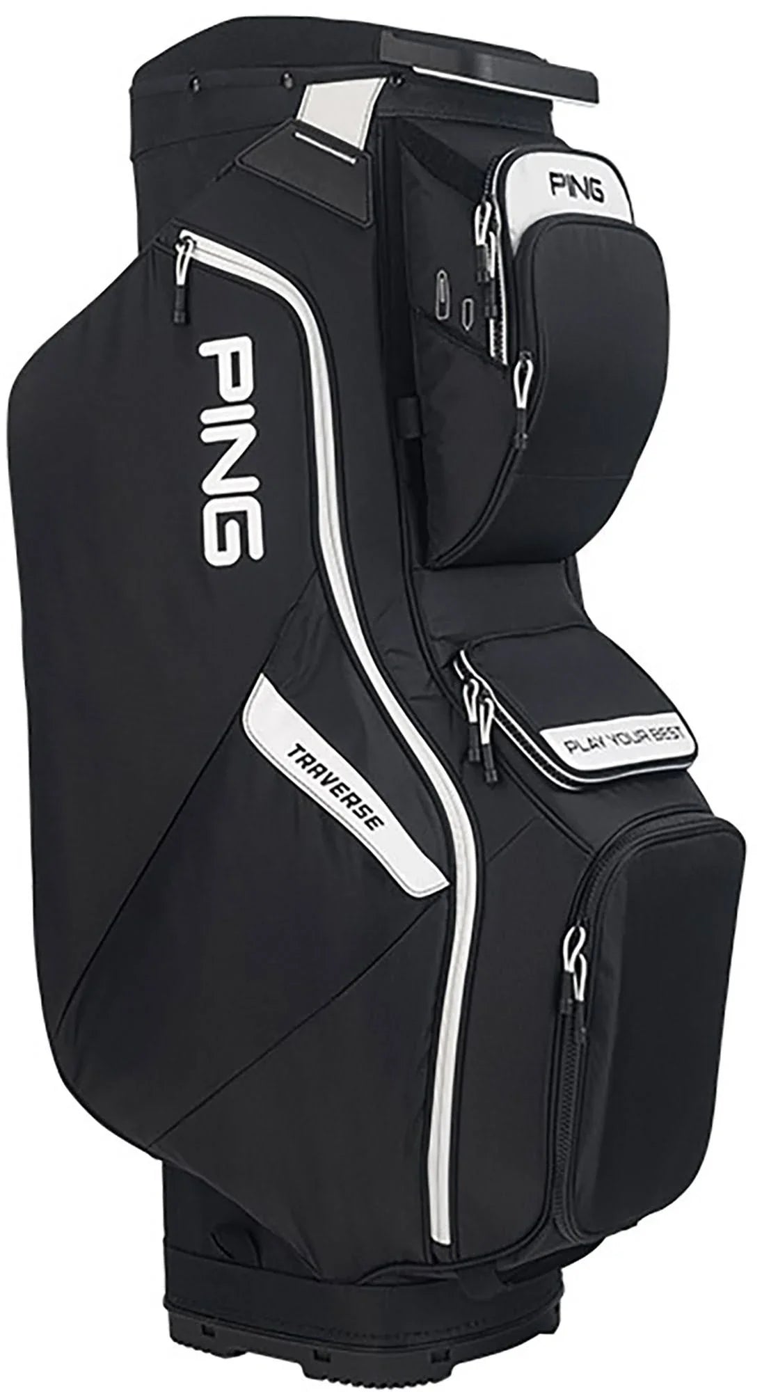 2026 Ping Traverse Cart Bag - Navy White Red