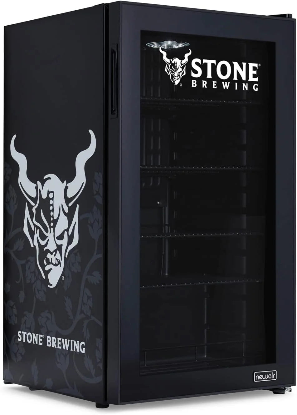 2026 Beverage Refrigerator Cooler | 126 Cans Free Standing with Right Hinge Glass Door | Mini Fridge Beverage Organizer Perfect For Beer, Wine, Soda, And Cooler Drinks