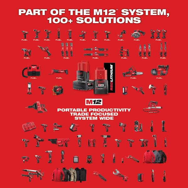 2026 M12 FUEL 12V Lithium-Ion Cordless Oscillating Multi-Tool Kit w/ Compact 2.0 Ah Battery