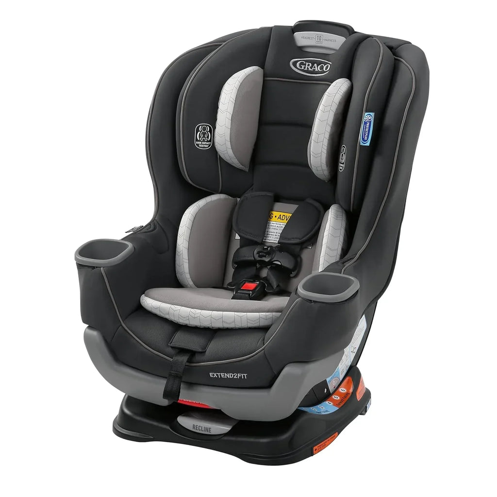 2026 Extend2Fit Convertible Baby Car Seat, Rear and Forward Facing, Adjustable Extension Panel for Extra Legroom, Gotham