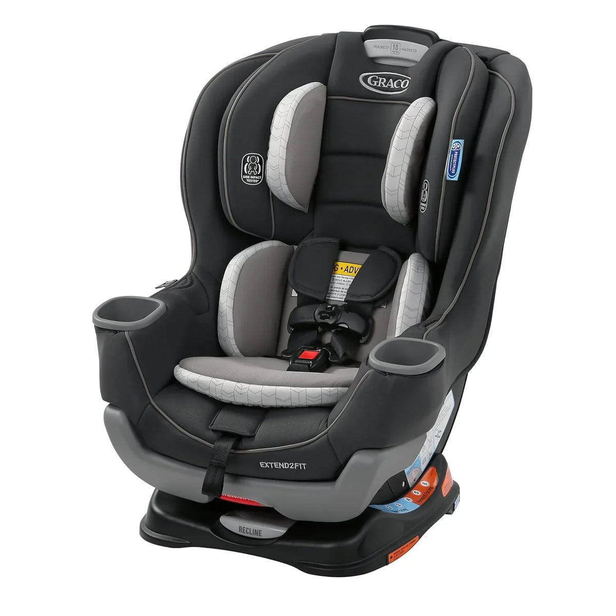 2026 Extend2Fit Convertible Baby Car Seat, Rear and Forward Facing, Adjustable Extension Panel for Extra Legroom, Gotham