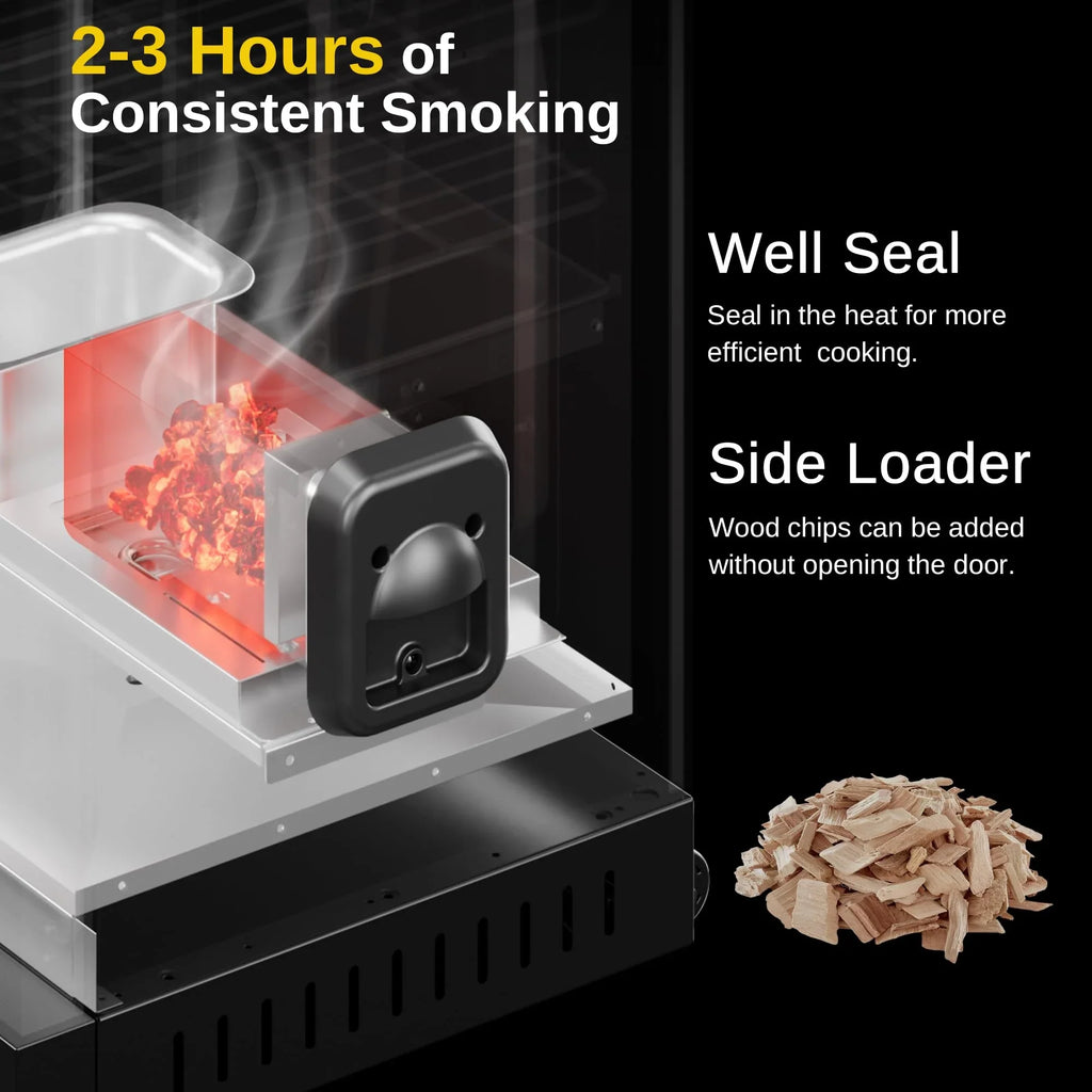 2026 30" Digital Electric Smoker with Glass Door