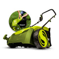 2026 AJ801E 12-Amp, Electric Dethatcher and Scarifier w/Removeable 8-Gallon Collection Bag, 5-Position Height Adjustment, Airboost Technology Increases Lawn Health, 13 inch, Green