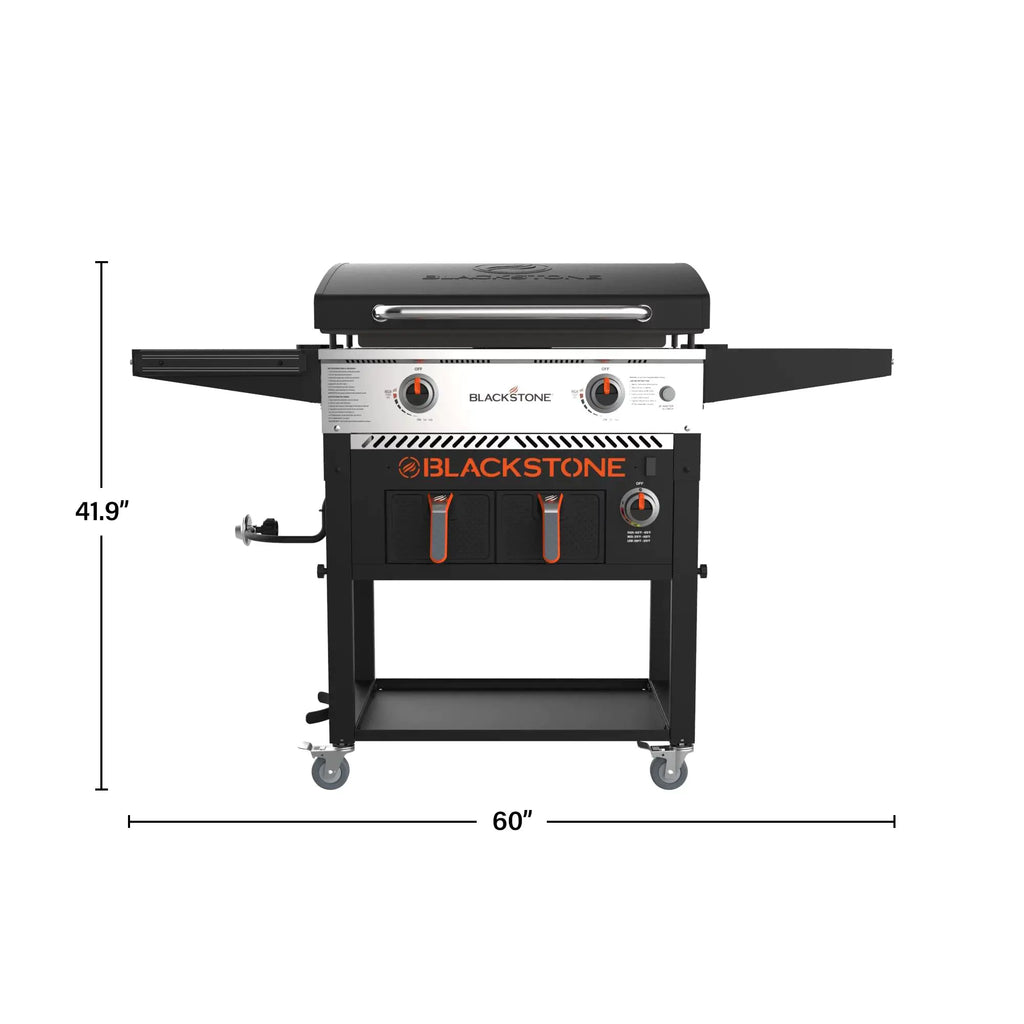 2026 Clearance Sale 2-Burner 28" Griddle with Electric Air Fryer and Hood