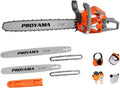 2026 68CC 2-Cycle Top Handle Gas Powered Chainsaw 24 Inch 20 Inch Petrol Handheld Cordless Chain Saw for Tree Wood Cutting
