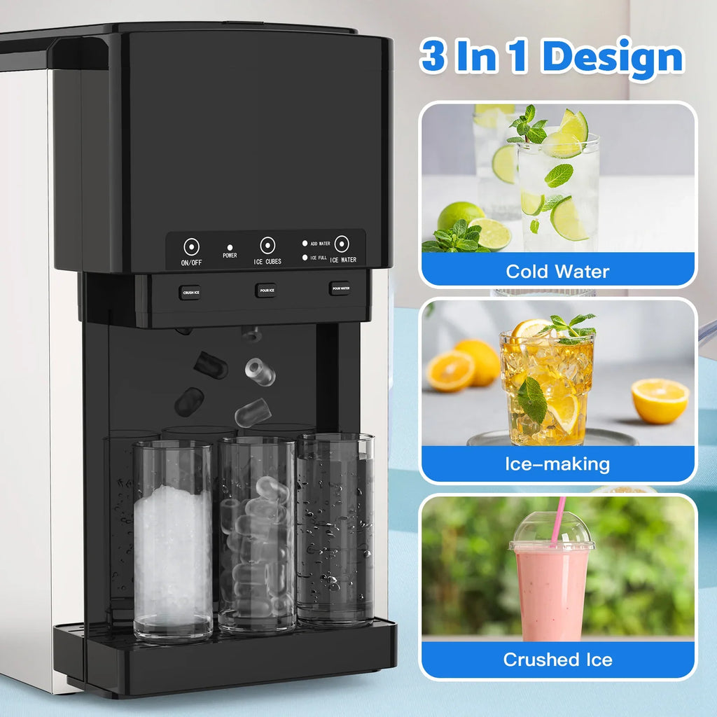 2026 3-in-1 Ice Maker with Cold Water Dispenser