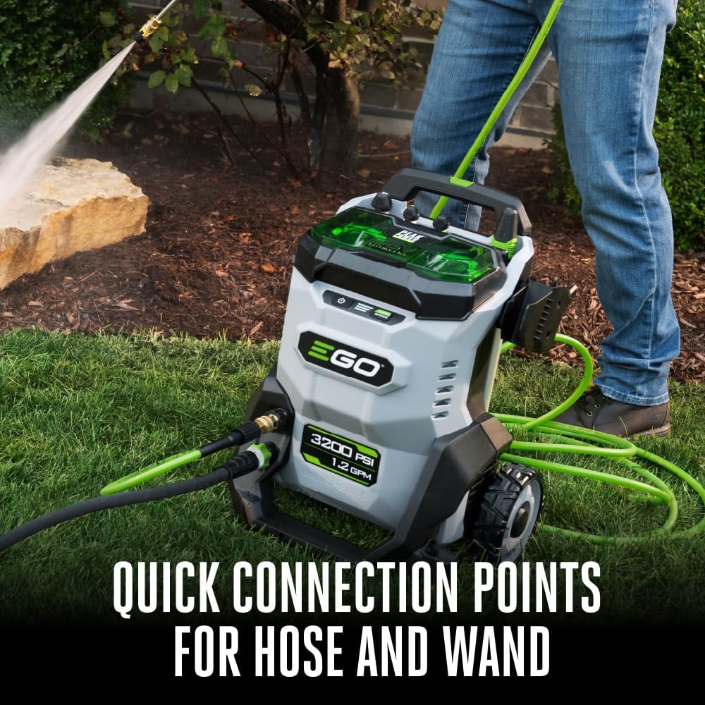 2026 Electric Pressure Washer 3200 PSI Power Washer Battery and Charger Not Included - HPW3200